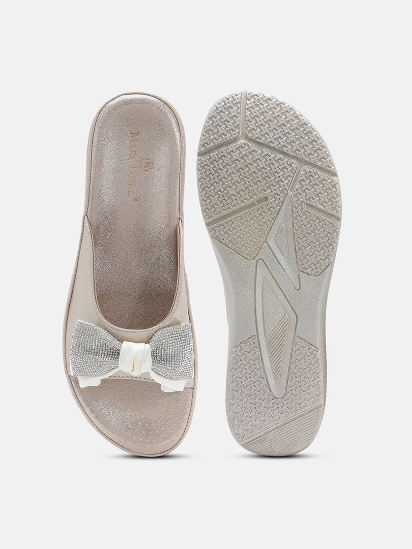 Marc Loire Womens Casual Open Toe Synthetic Flats