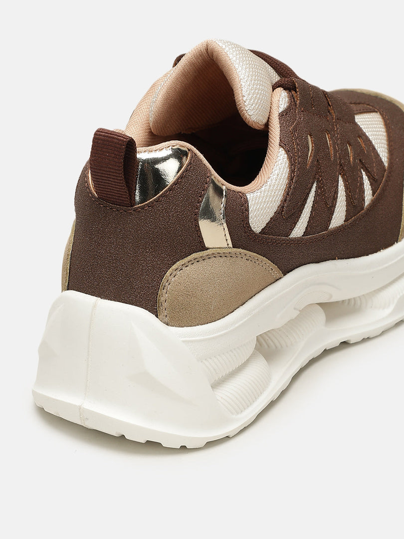 Marc Loire Women Brown PU Sneakers