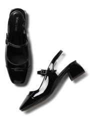 Marc Loire Women Black Solid Sandals Heels
